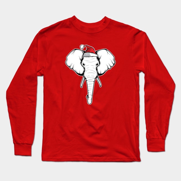 White Elephant Long Sleeve T-Shirt by Geeks With Sundries